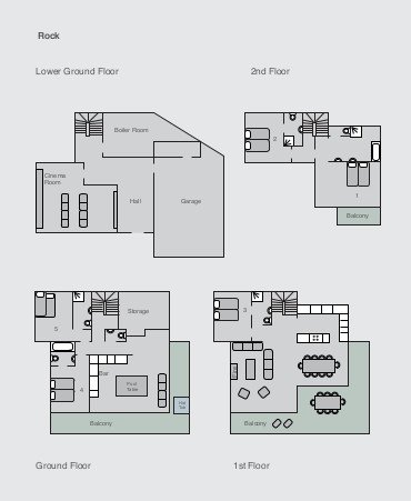 Chalet Rock Verbier Floor Plan 1